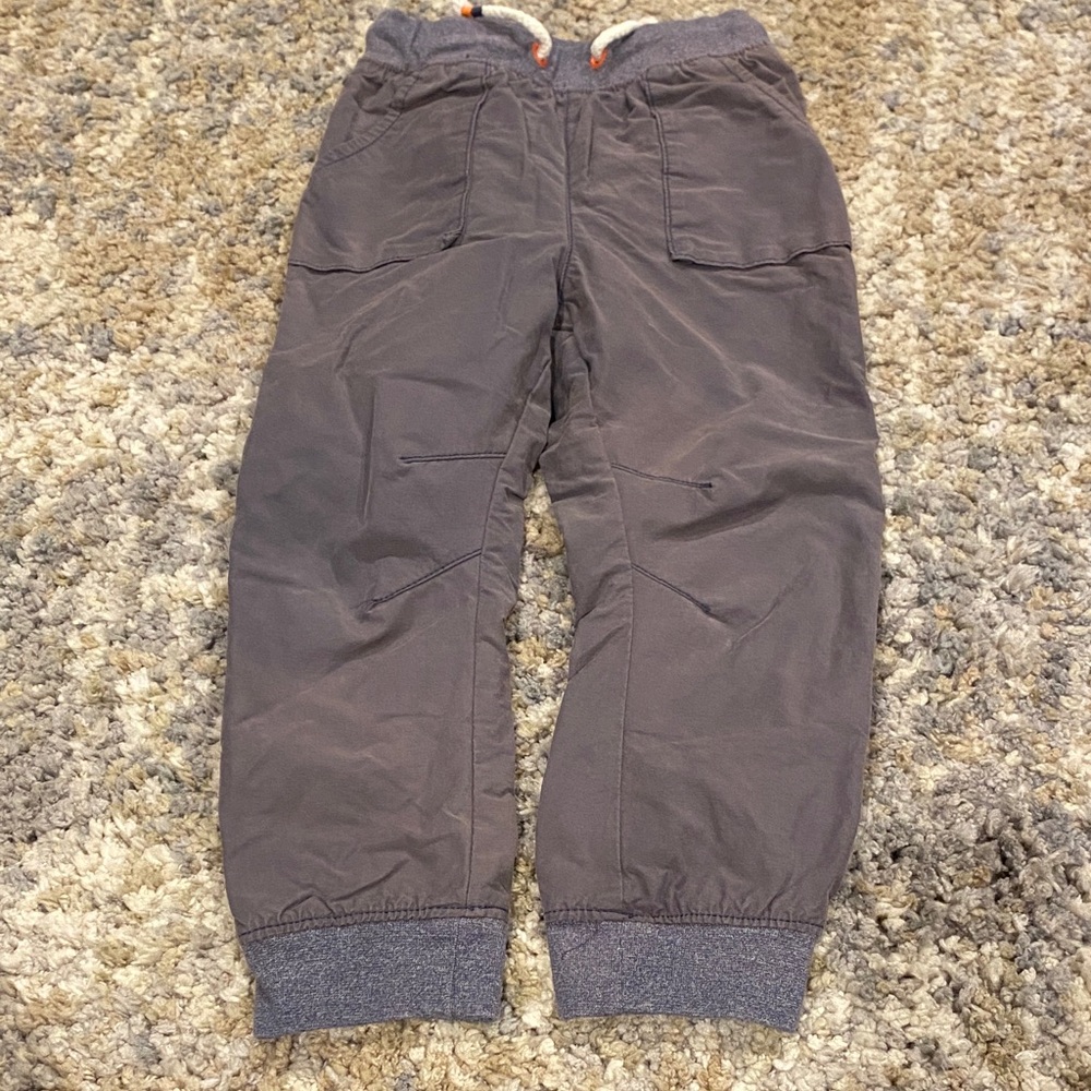 Cat & Jack Kids Joggers in Brown with Gray Details